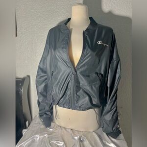 Champion Women's Dark Gray Bomber Jacket